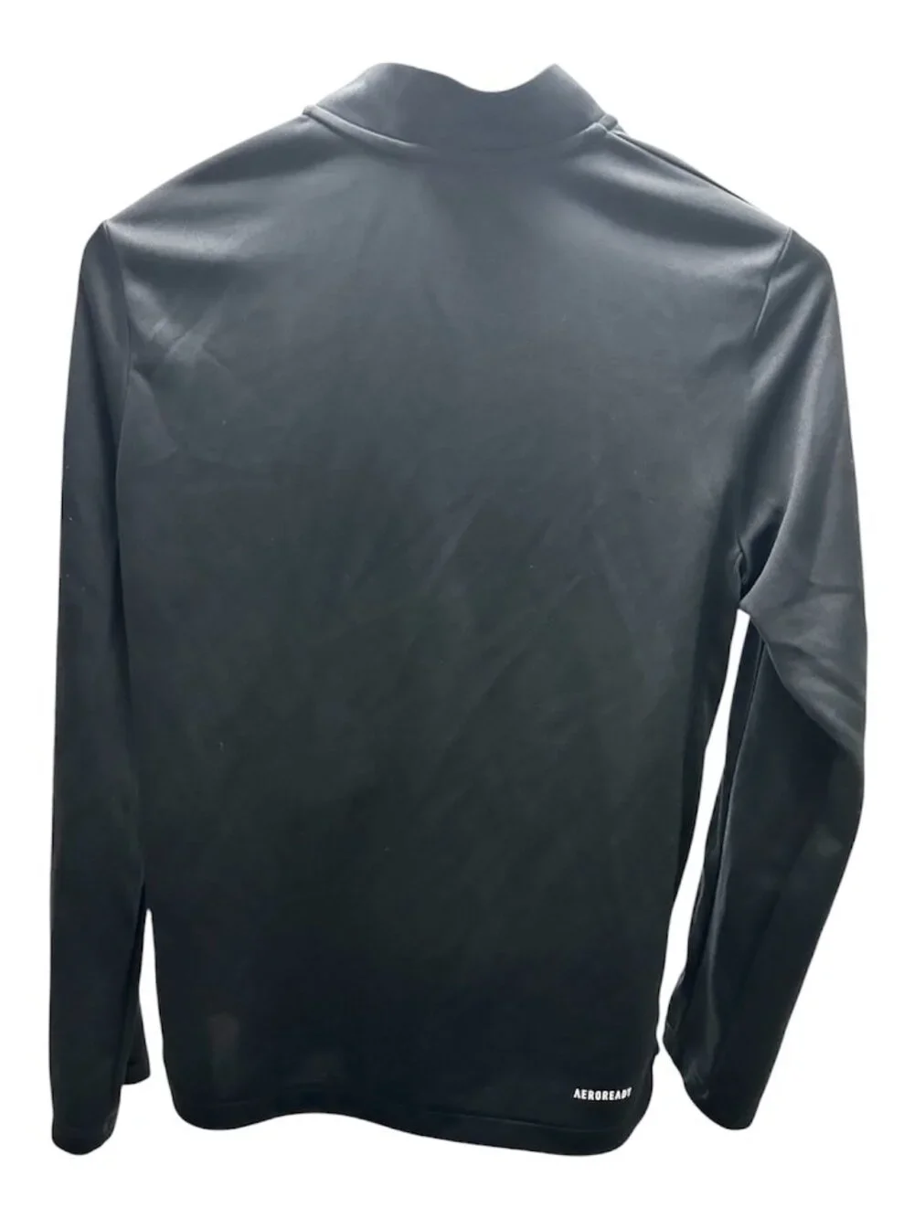 Adidas Girls Jacket Black Size Medium (11-12Y) Primegreen Aeroready Pre-owned